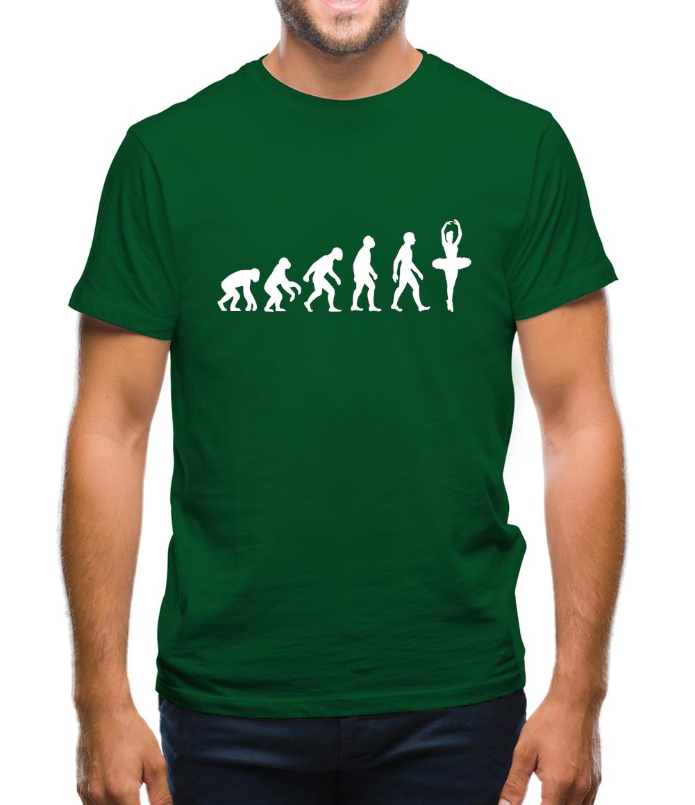 Evolution Of Man Ballet Dancer Mens T-Shirt Evolution Of Man Ballet Dancer Mens T-Shirt