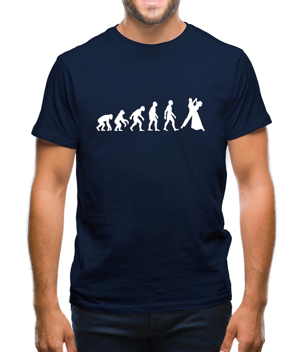 Evolution Of Man Ballroom Dancing Mens T-Shirt Evolution Of Man Ballroom Dancing Mens T-Shirt