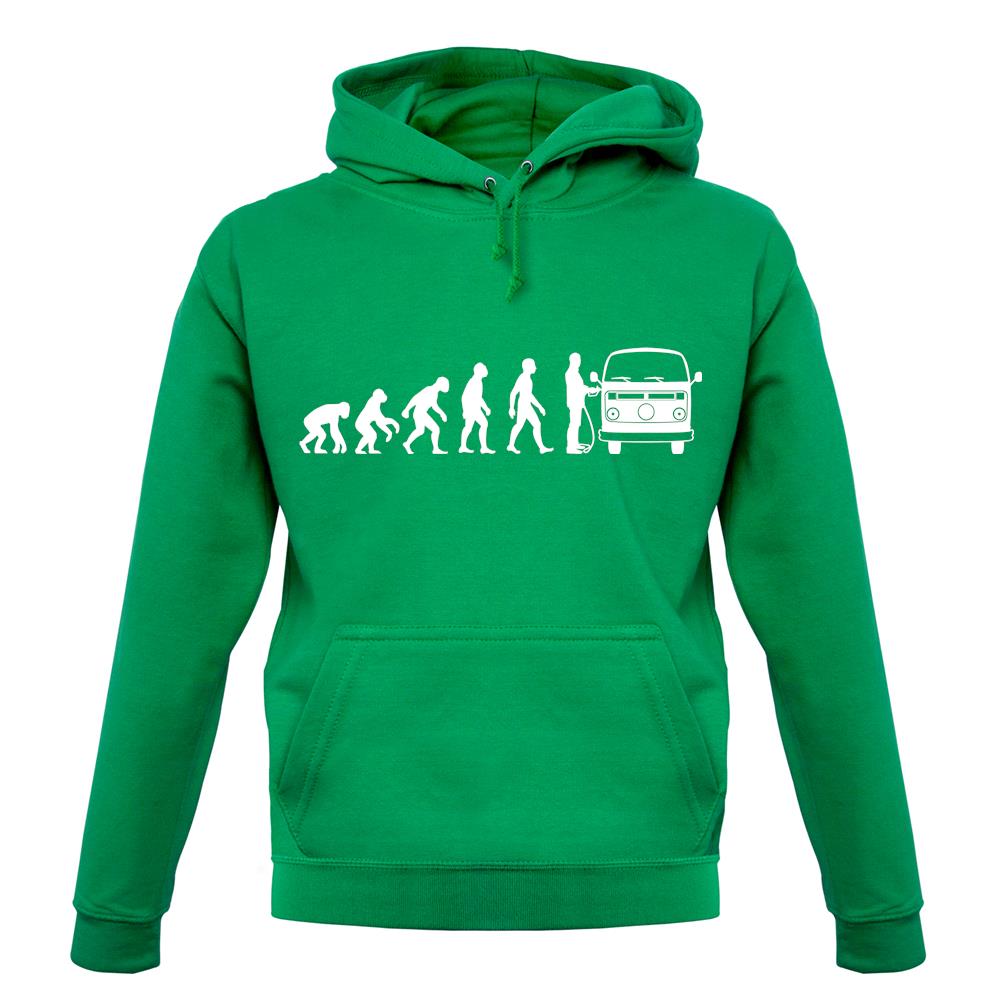 Dressdown Evolution of Man Bay Camper Unisex Hoodie Dressdown Evolution of Man Bay Camper Unisex Hoodie