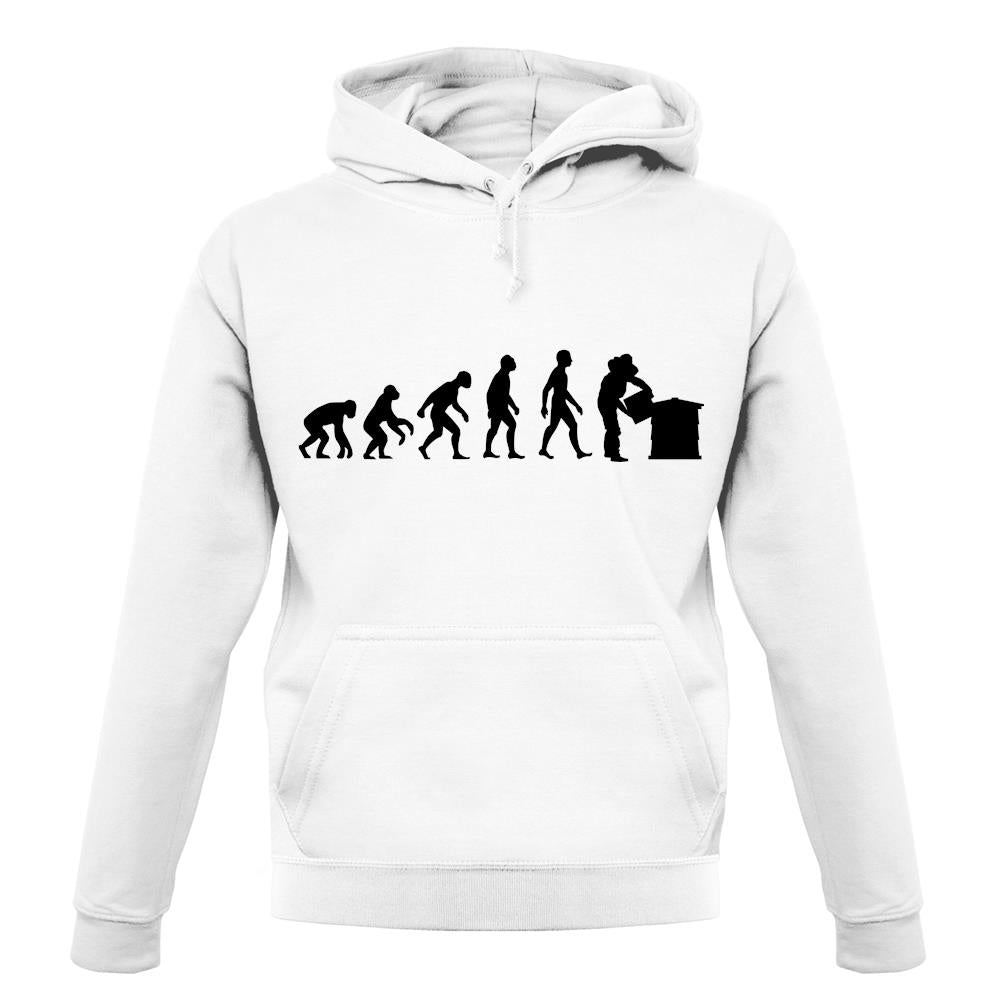 Evolution Of Man Beekeeper unisex hoodie Evolution Of Man Beekeeper unisex hoodie