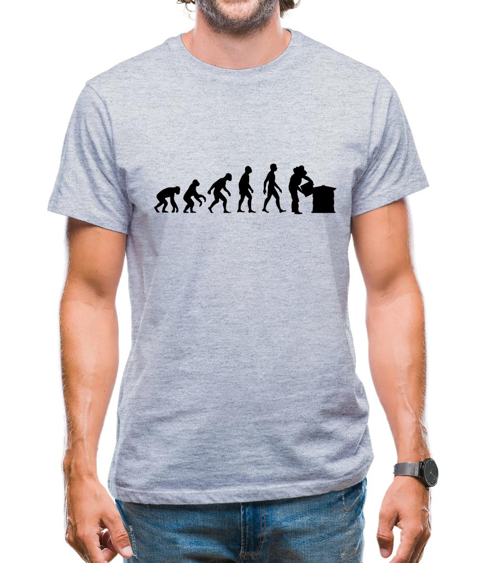 Evolution Of Man Beekeeper Mens T-Shirt Evolution Of Man Beekeeper Mens T-Shirt