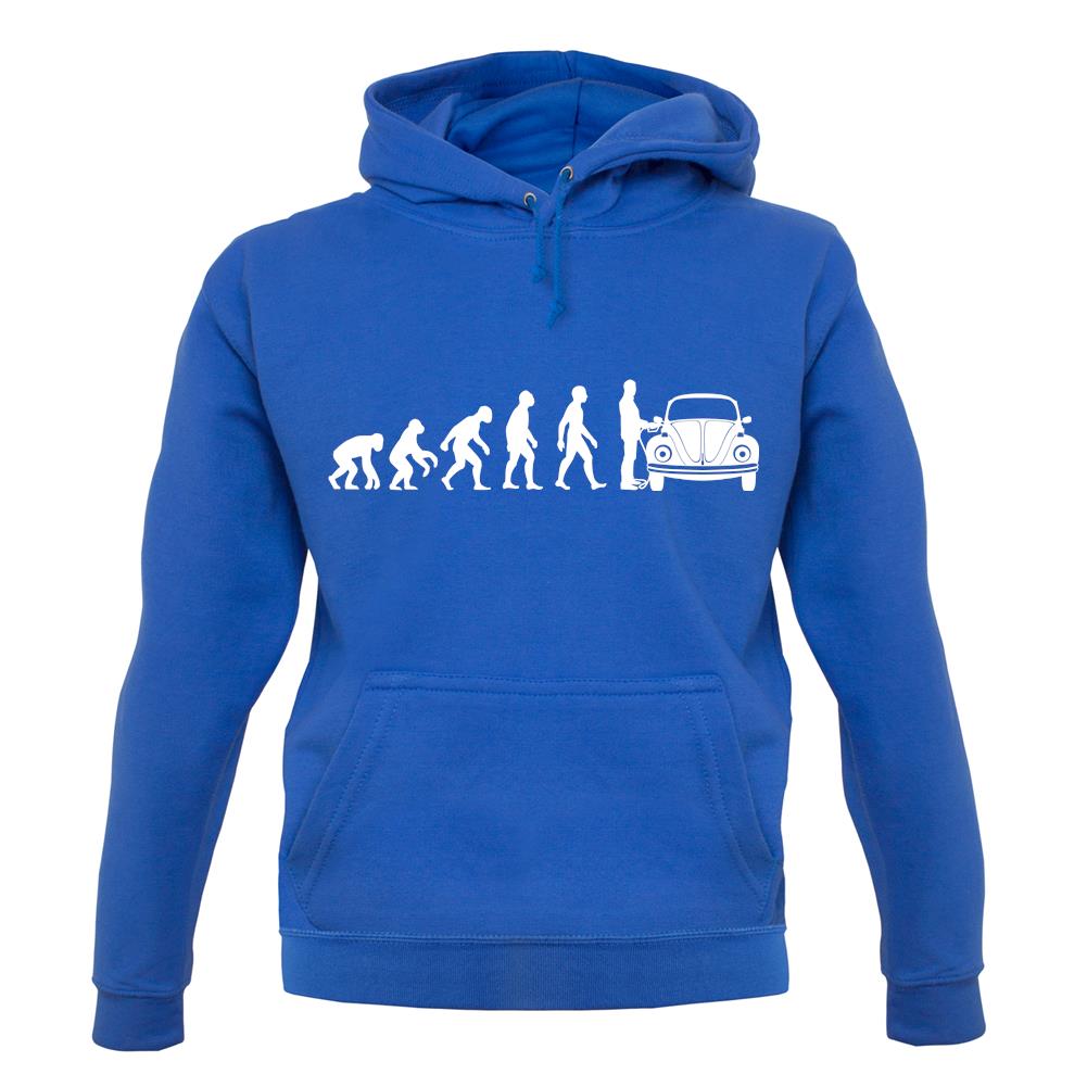 Evolution of Man Beetle Owner Unisex Hoodie Evolution of Man Beetle Owner Unisex Hoodie