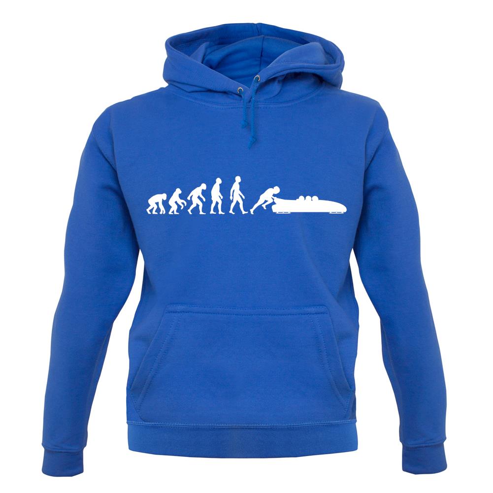 Evolution Of Man Bobsleigh unisex hoodie Evolution Of Man Bobsleigh unisex hoodie