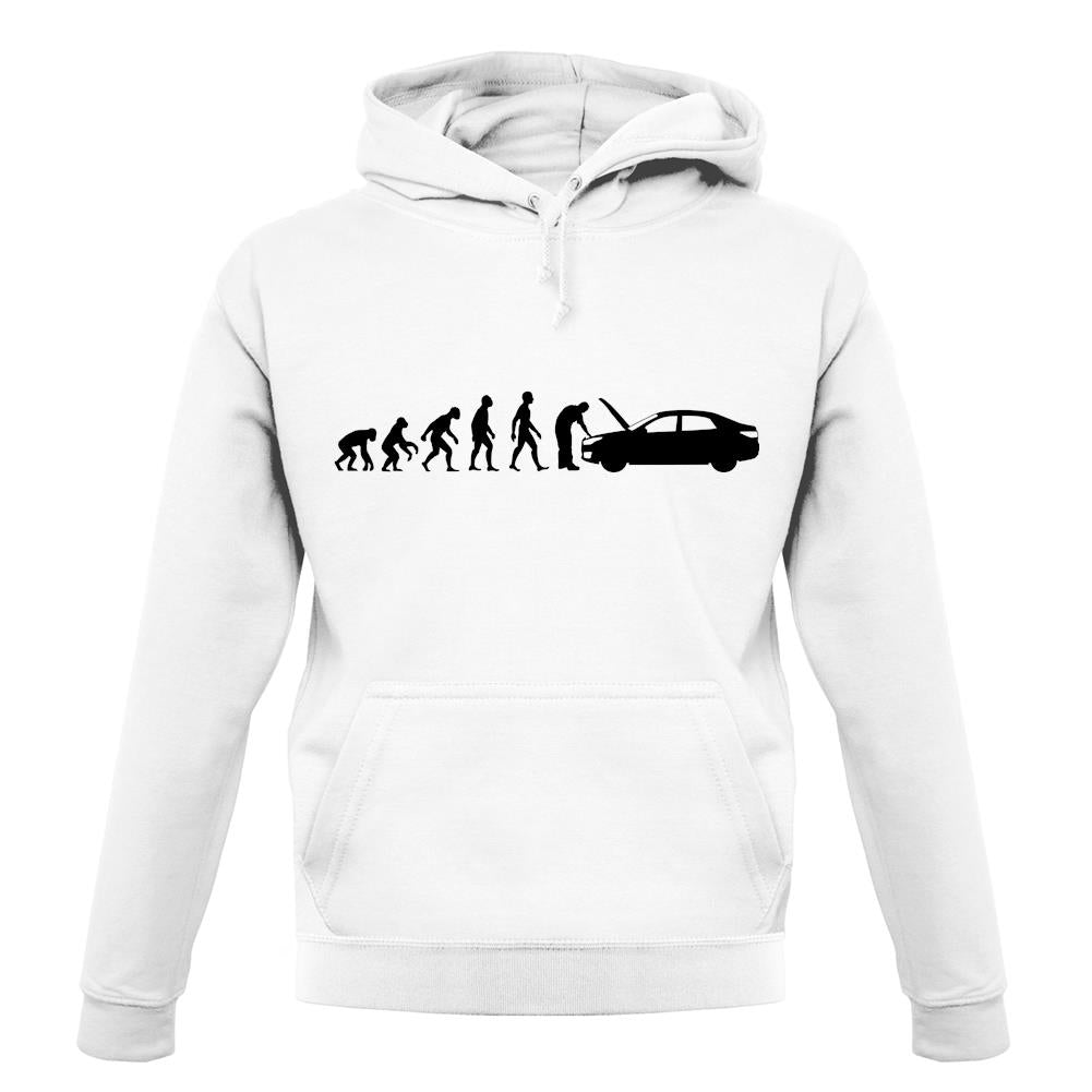 Evolution Of Man Car Mechanic unisex hoodie Evolution Of Man Car Mechanic unisex hoodie