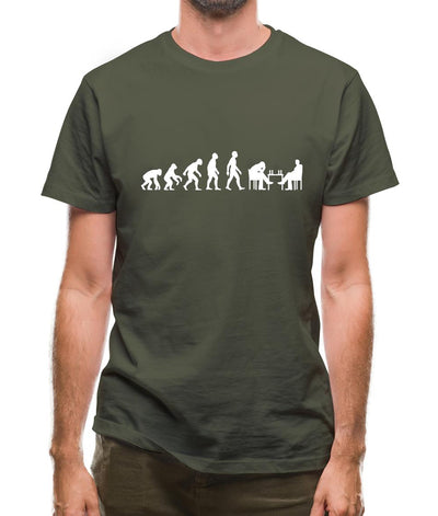 Evolution Of Man Chess Mens T-Shirt