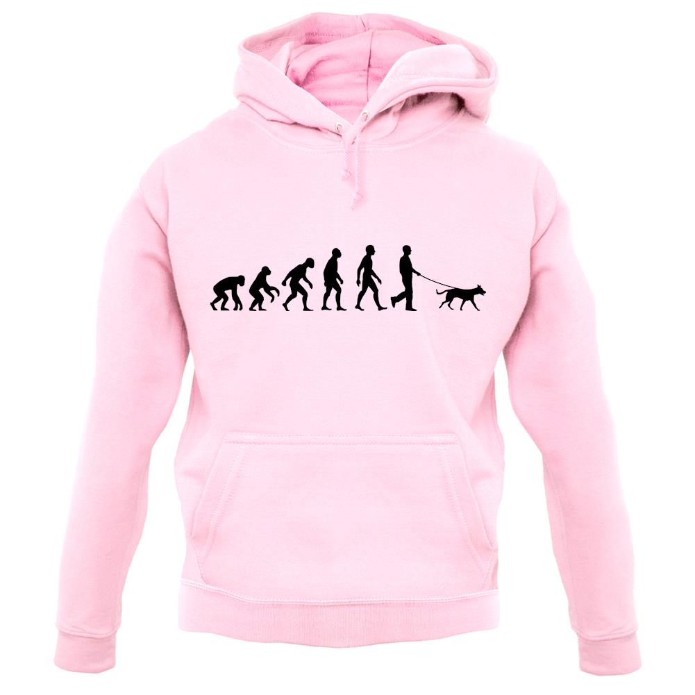 Evolution Of Man Dog Walking unisex hoodie Evolution Of Man Dog Walking unisex hoodie
