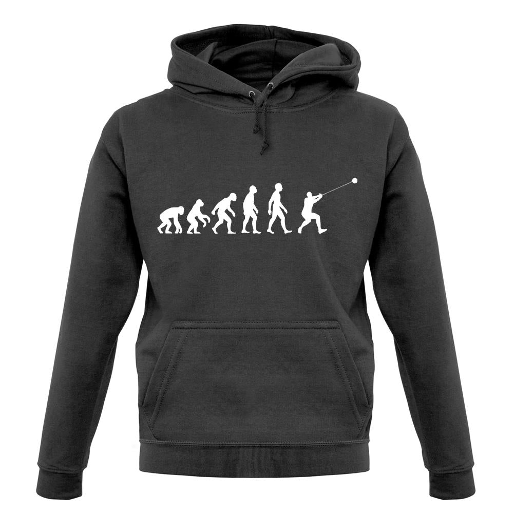 Evolution Of Man Hammer Throw unisex hoodie Evolution Of Man Hammer Throw unisex hoodie