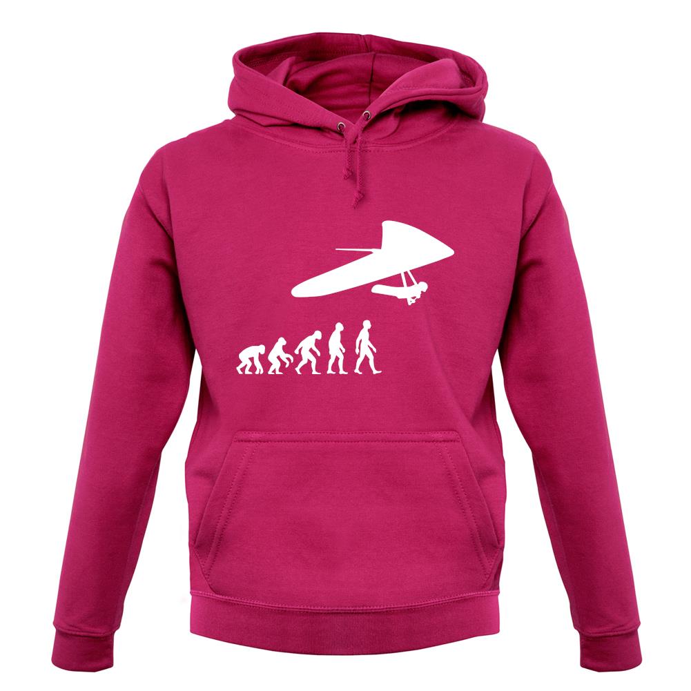 Evolution Of Man Hang Glider unisex hoodie Evolution Of Man Hang Glider unisex hoodie