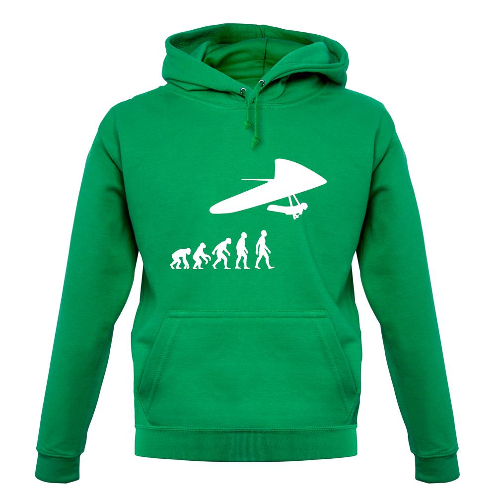 Evolution Of Man Hang Glider unisex hoodie Evolution Of Man Hang Glider unisex hoodie