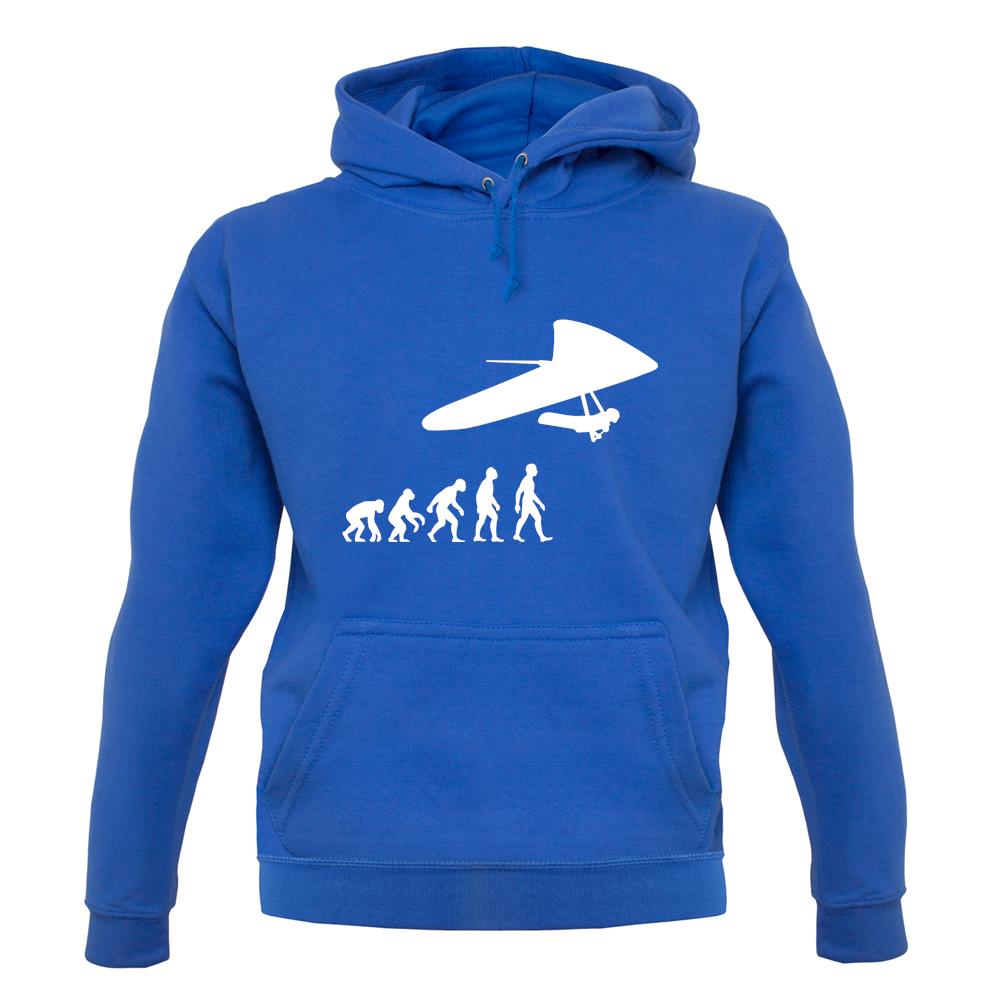 Evolution Of Man Hang Glider unisex hoodie Evolution Of Man Hang Glider unisex hoodie