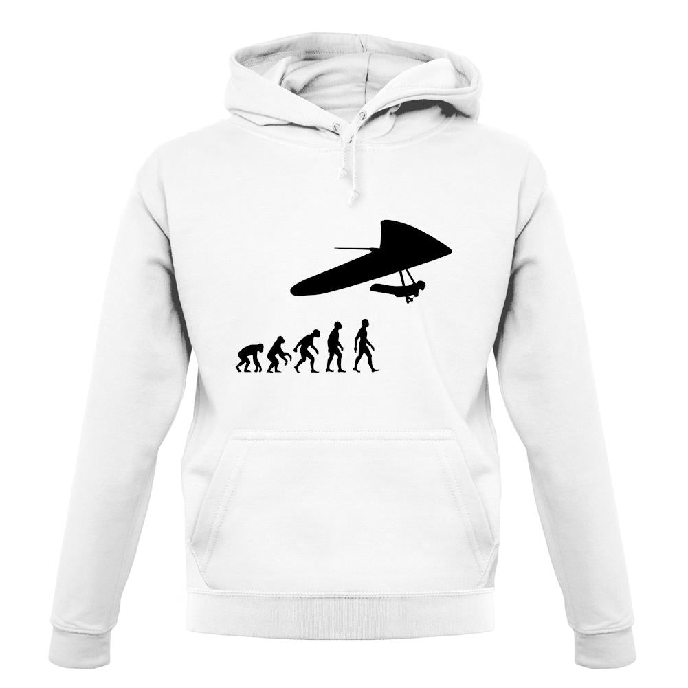 Evolution Of Man Hang Glider unisex hoodie Evolution Of Man Hang Glider unisex hoodie