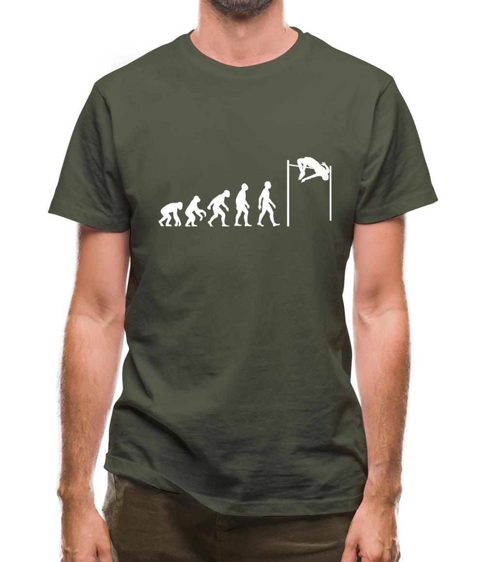 Evolution Of Man High Jump Mens T-Shirt Evolution Of Man High Jump Mens T-Shirt