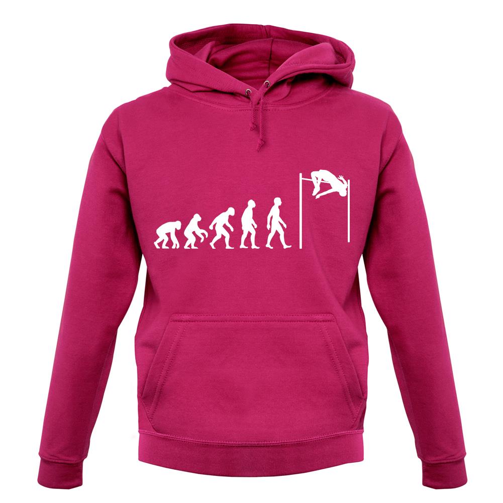 Evolution Of Man High Jump unisex hoodie Evolution Of Man High Jump unisex hoodie