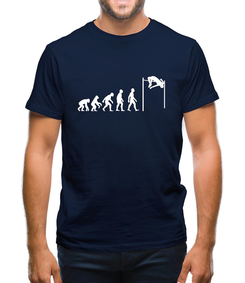 Evolution Of Man High Jump Mens T-Shirt Evolution Of Man High Jump Mens T-Shirt