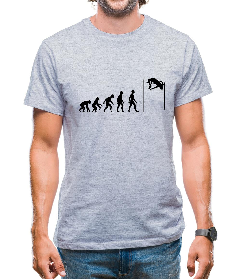 Evolution Of Man High Jump Mens T-Shirt Evolution Of Man High Jump Mens T-Shirt