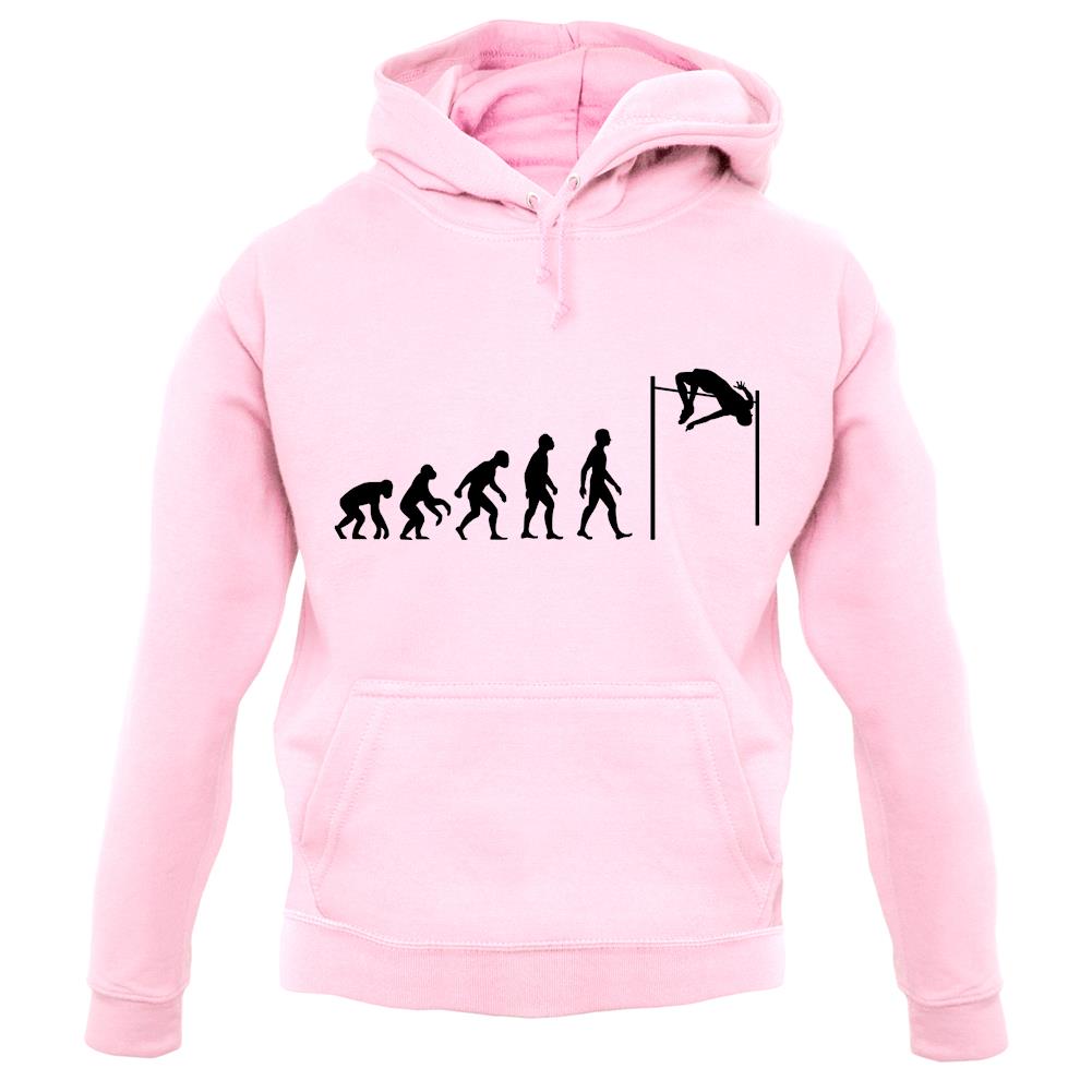 Evolution Of Man High Jump unisex hoodie Evolution Of Man High Jump unisex hoodie