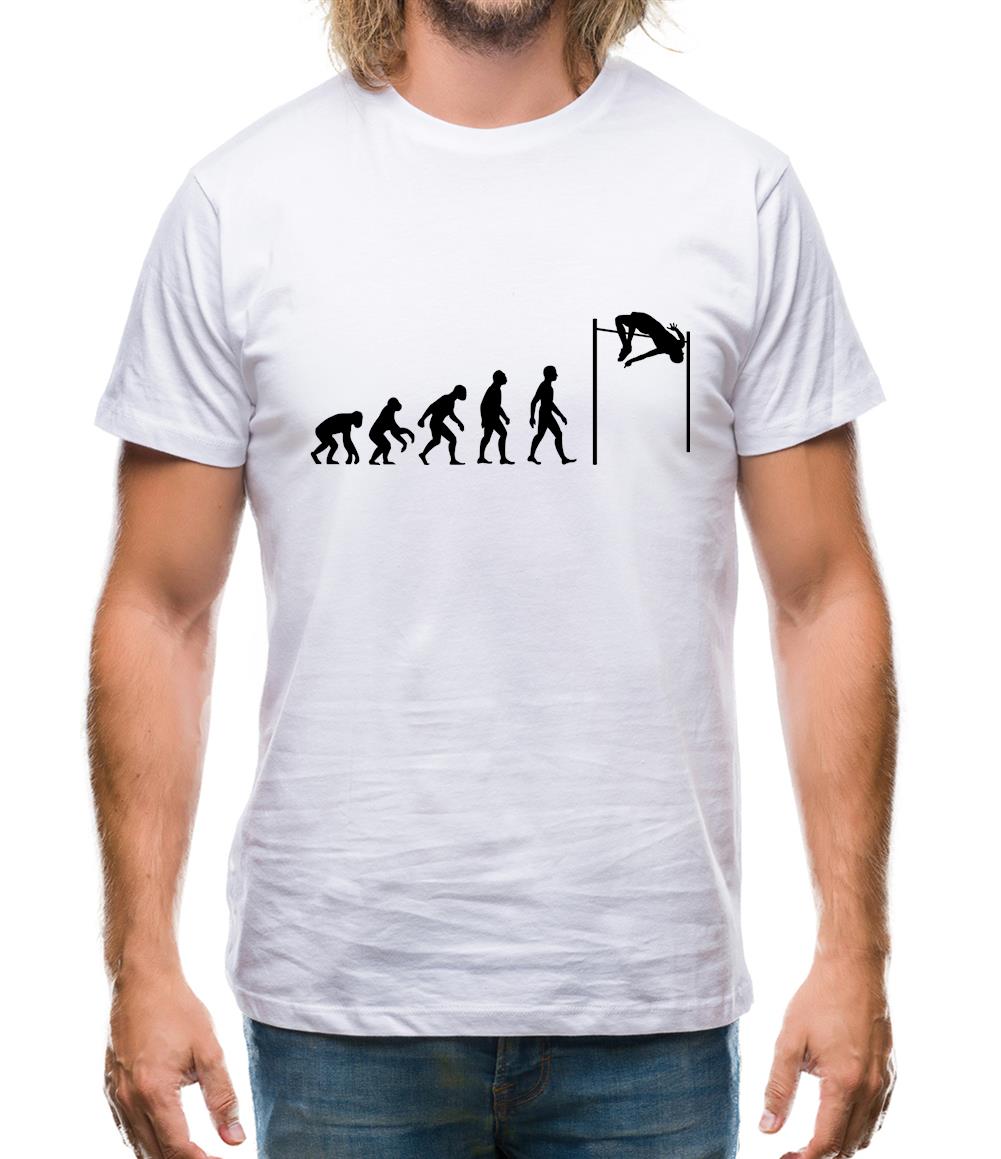Evolution Of Man High Jump Mens T-Shirt Evolution Of Man High Jump Mens T-Shirt