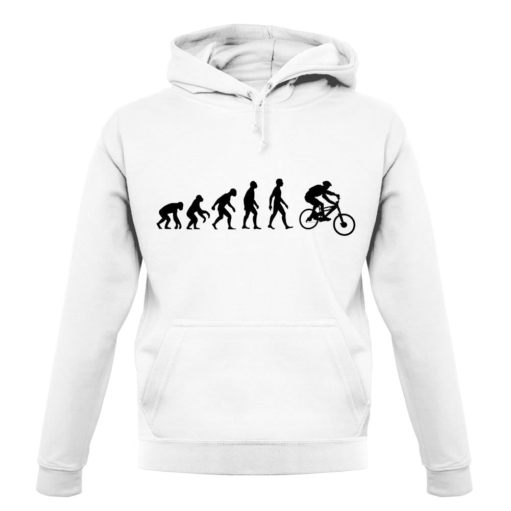 Evolution Of Man Mountain Bike unisex hoodie Evolution Of Man Mountain Bike unisex hoodie