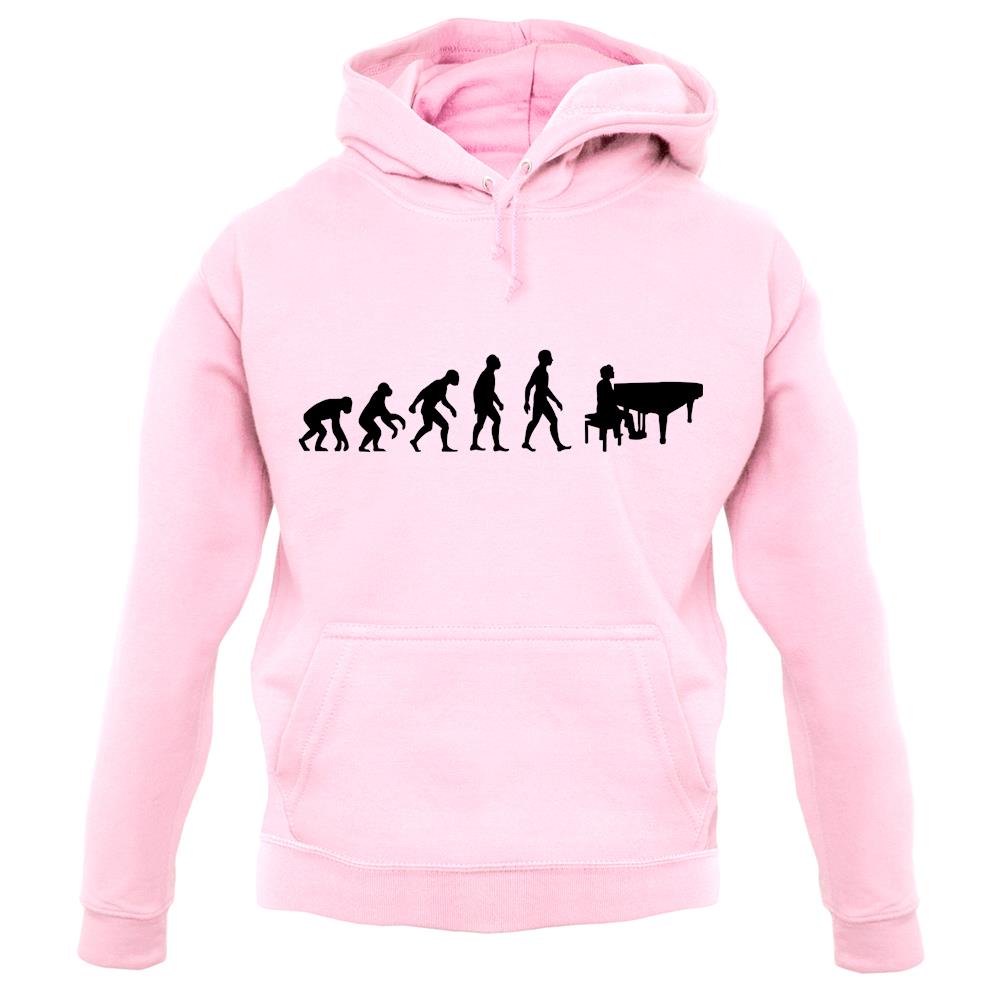 Evolution Of Man Piano unisex hoodie Evolution Of Man Piano unisex hoodie