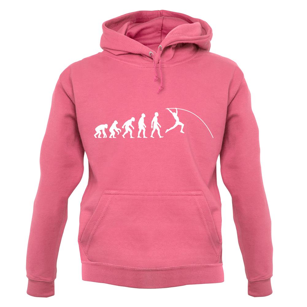 Evolution Of Man Pole Vault unisex hoodie Evolution Of Man Pole Vault unisex hoodie