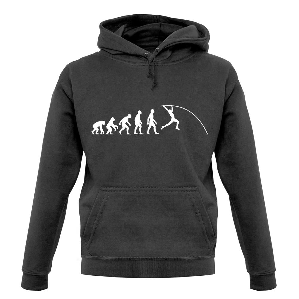 Evolution Of Man Pole Vault unisex hoodie Evolution Of Man Pole Vault unisex hoodie