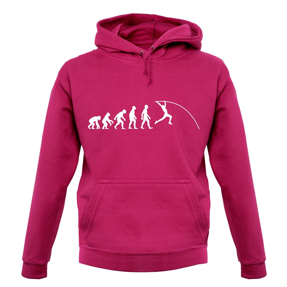 Evolution Of Man Pole Vault unisex hoodie Evolution Of Man Pole Vault unisex hoodie