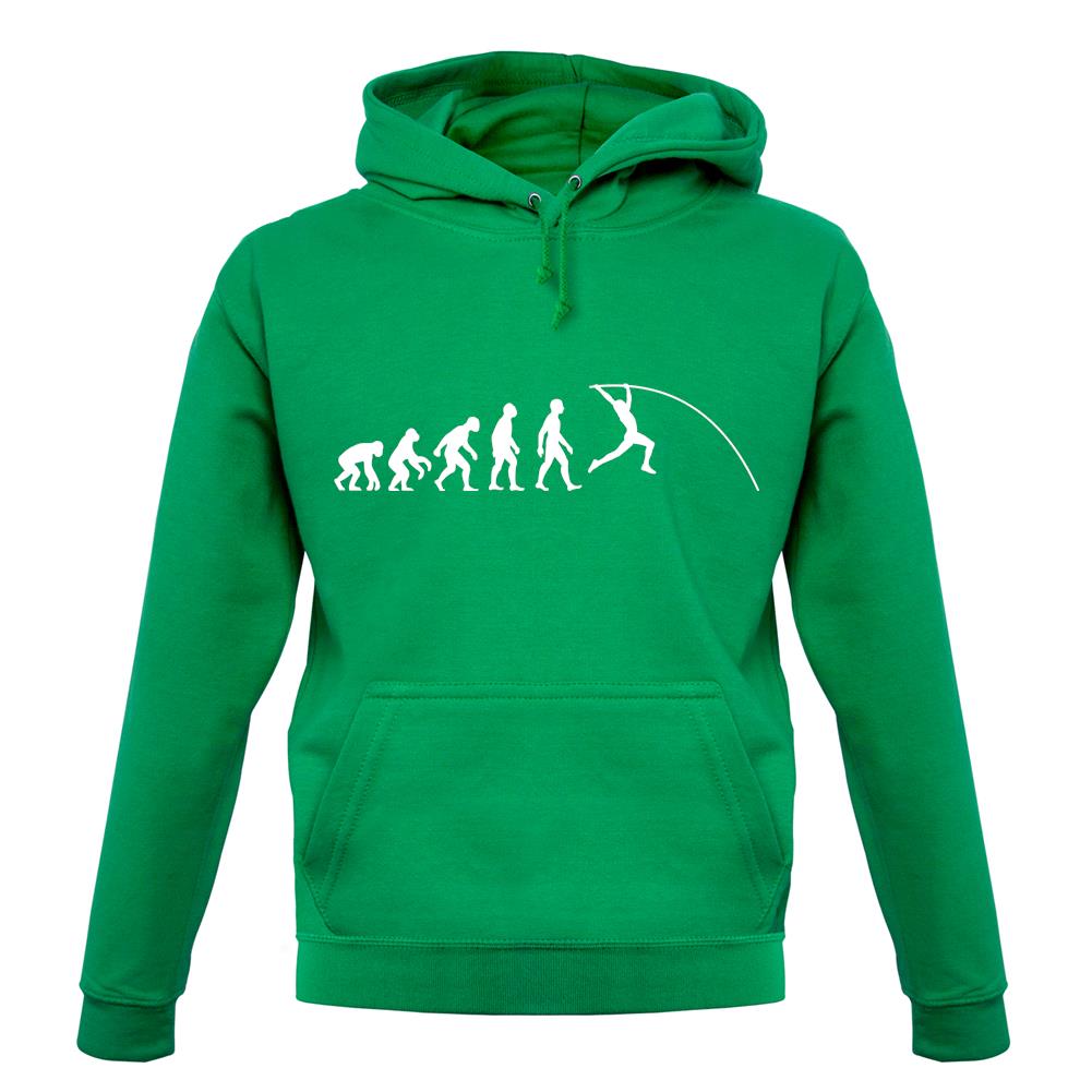 Evolution Of Man Pole Vault unisex hoodie Evolution Of Man Pole Vault unisex hoodie