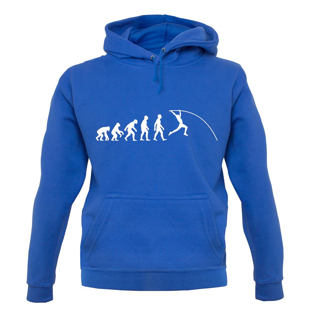 Evolution Of Man Pole Vault unisex hoodie Evolution Of Man Pole Vault unisex hoodie