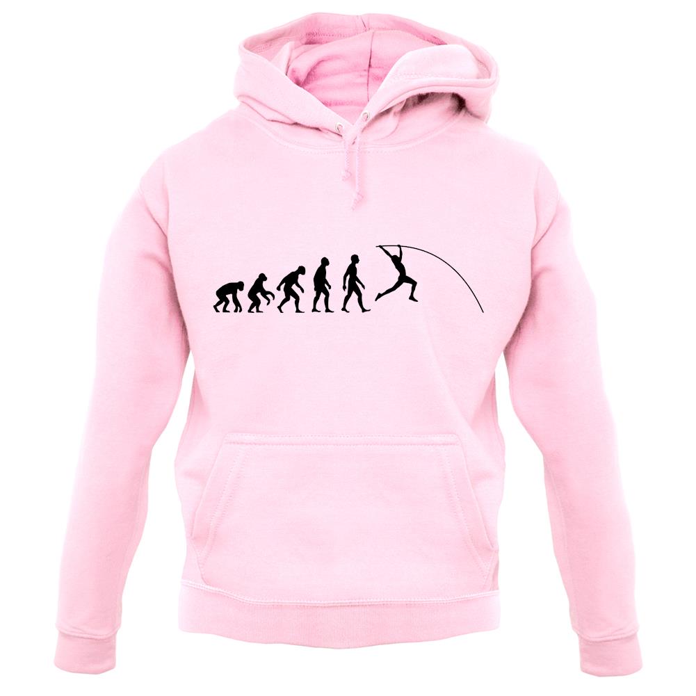 Evolution Of Man Pole Vault unisex hoodie Evolution Of Man Pole Vault unisex hoodie