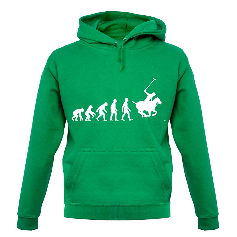Evolution Of Man Polo unisex hoodie Evolution Of Man Polo unisex hoodie