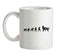 Evolution Of Man Pommel Horse Ceramic Mug Evolution Of Man Pommel Horse Ceramic Mug