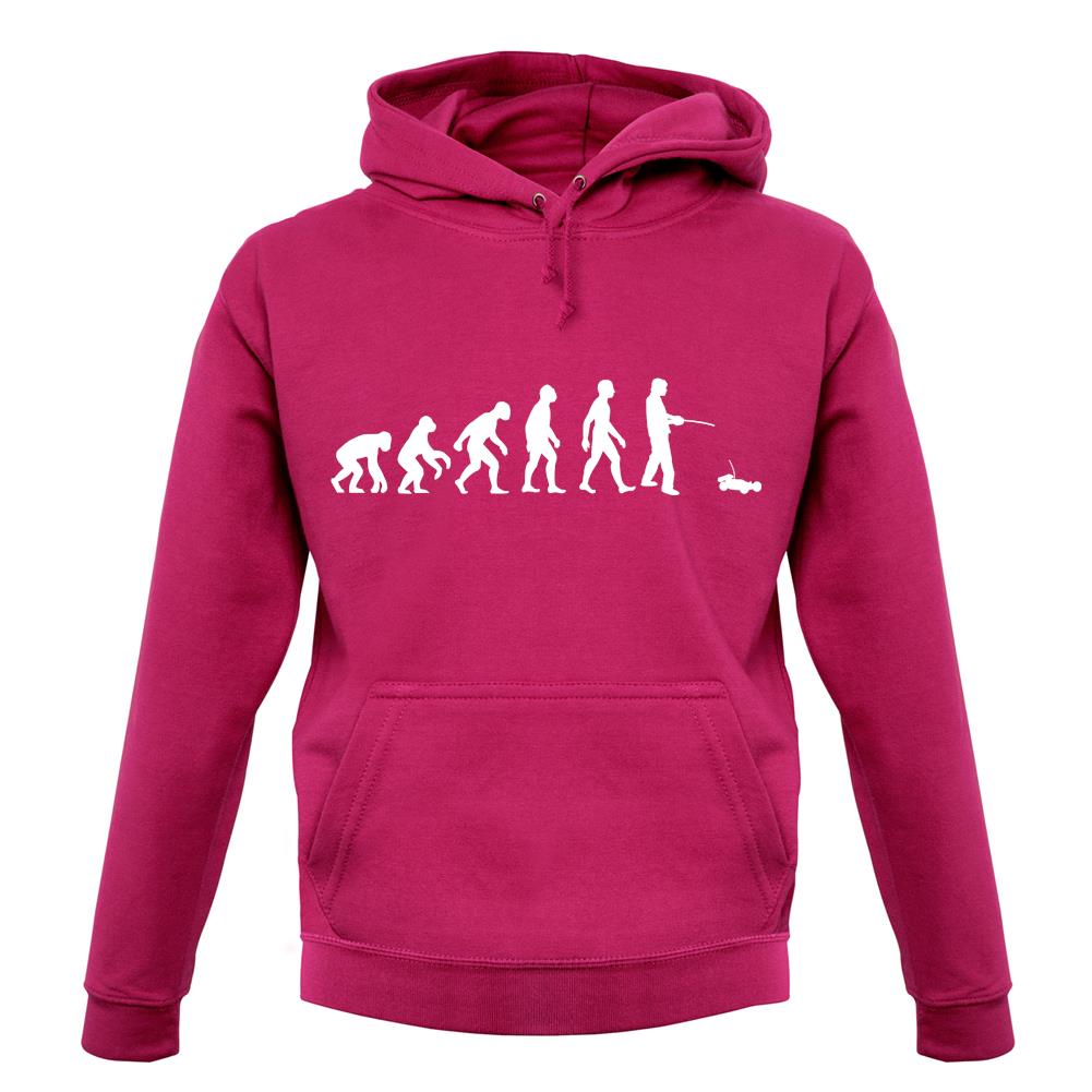 Evolution Of Man Remote Control Car unisex hoodie Evolution Of Man Remote Control Car unisex hoodie