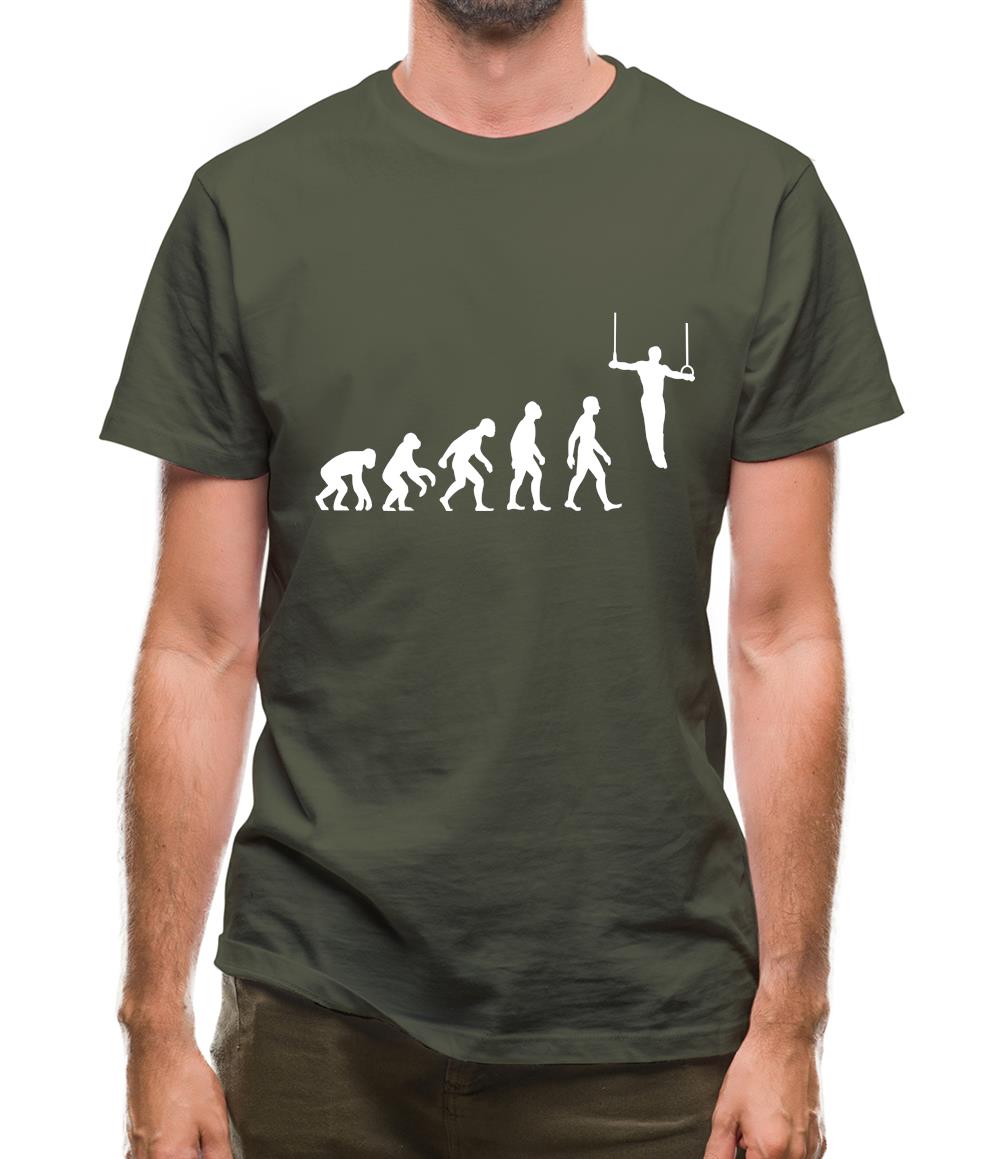 Evolution Of Man Rings Mens T-Shirt Evolution Of Man Rings Mens T-Shirt
