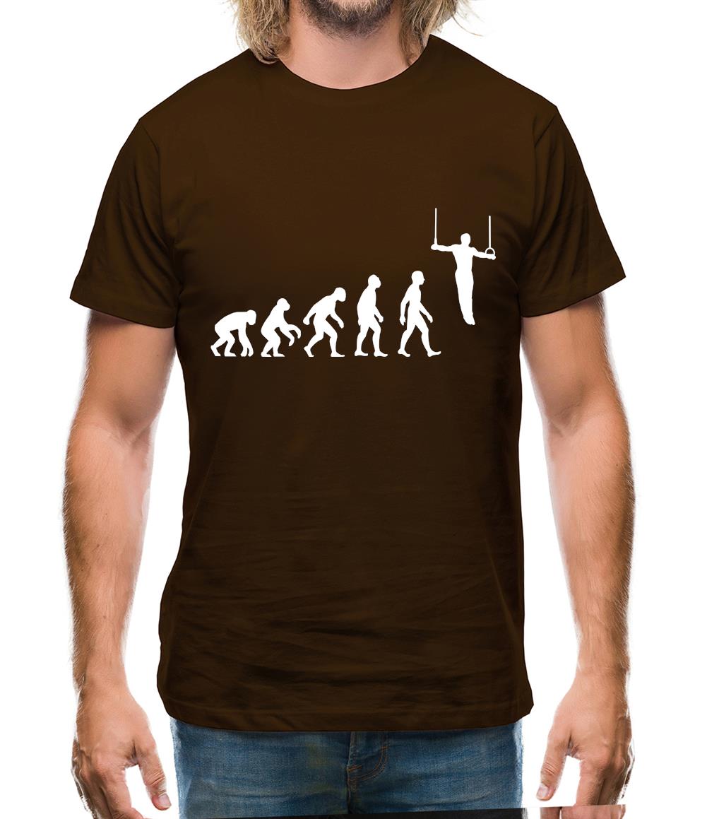 Evolution Of Man Rings Mens T-Shirt Evolution Of Man Rings Mens T-Shirt