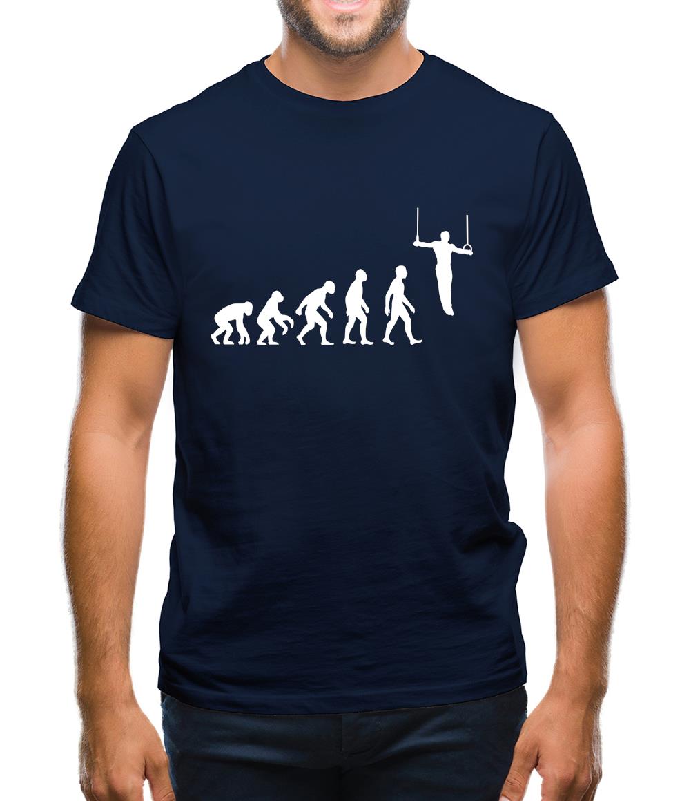 Evolution Of Man Rings Mens T-Shirt Evolution Of Man Rings Mens T-Shirt