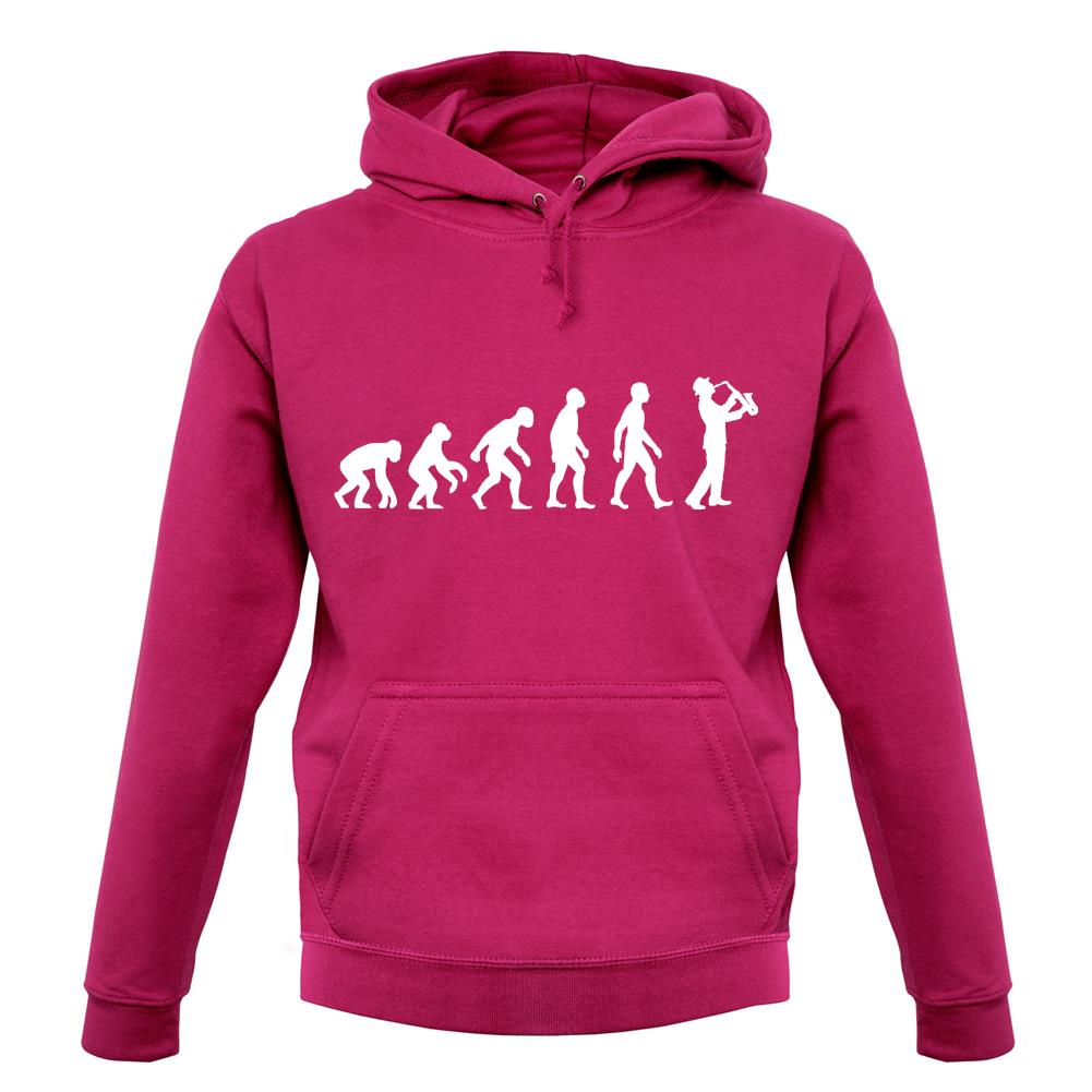 Evolution Of Man Saxophone Player unisex hoodie Evolution Of Man Saxophone Player unisex hoodie