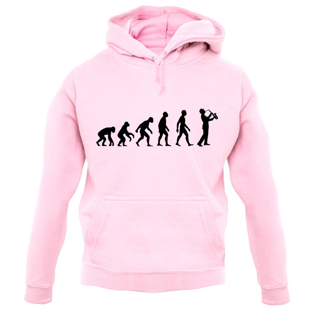 Evolution Of Man Saxophone Player unisex hoodie Evolution Of Man Saxophone Player unisex hoodie