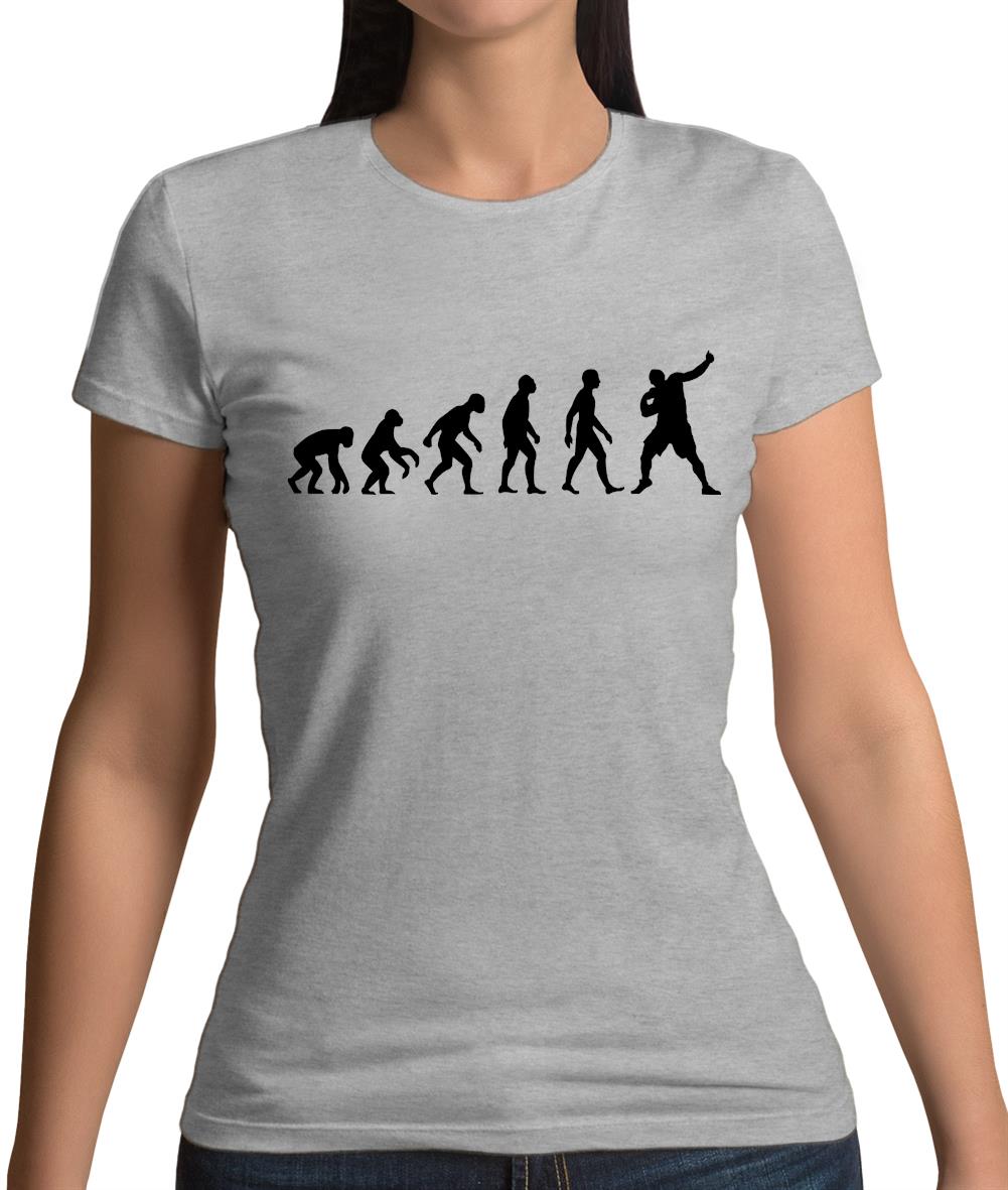 Evolution Of Man Shot Put Womens T-Shirt Evolution Of Man Shot Put Womens T-Shirt