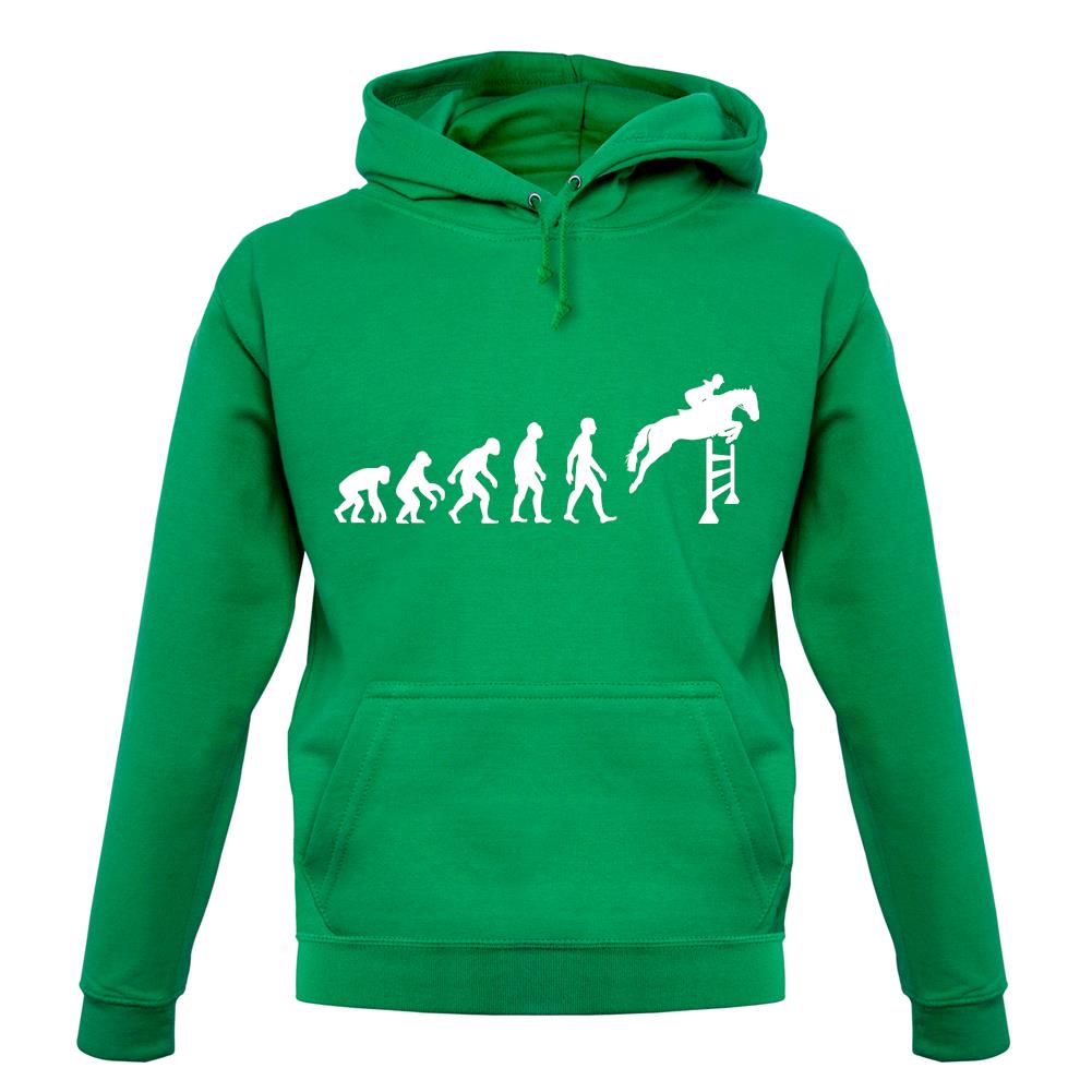 Evolution Of Man Show Jump unisex hoodie Evolution Of Man Show Jump unisex hoodie