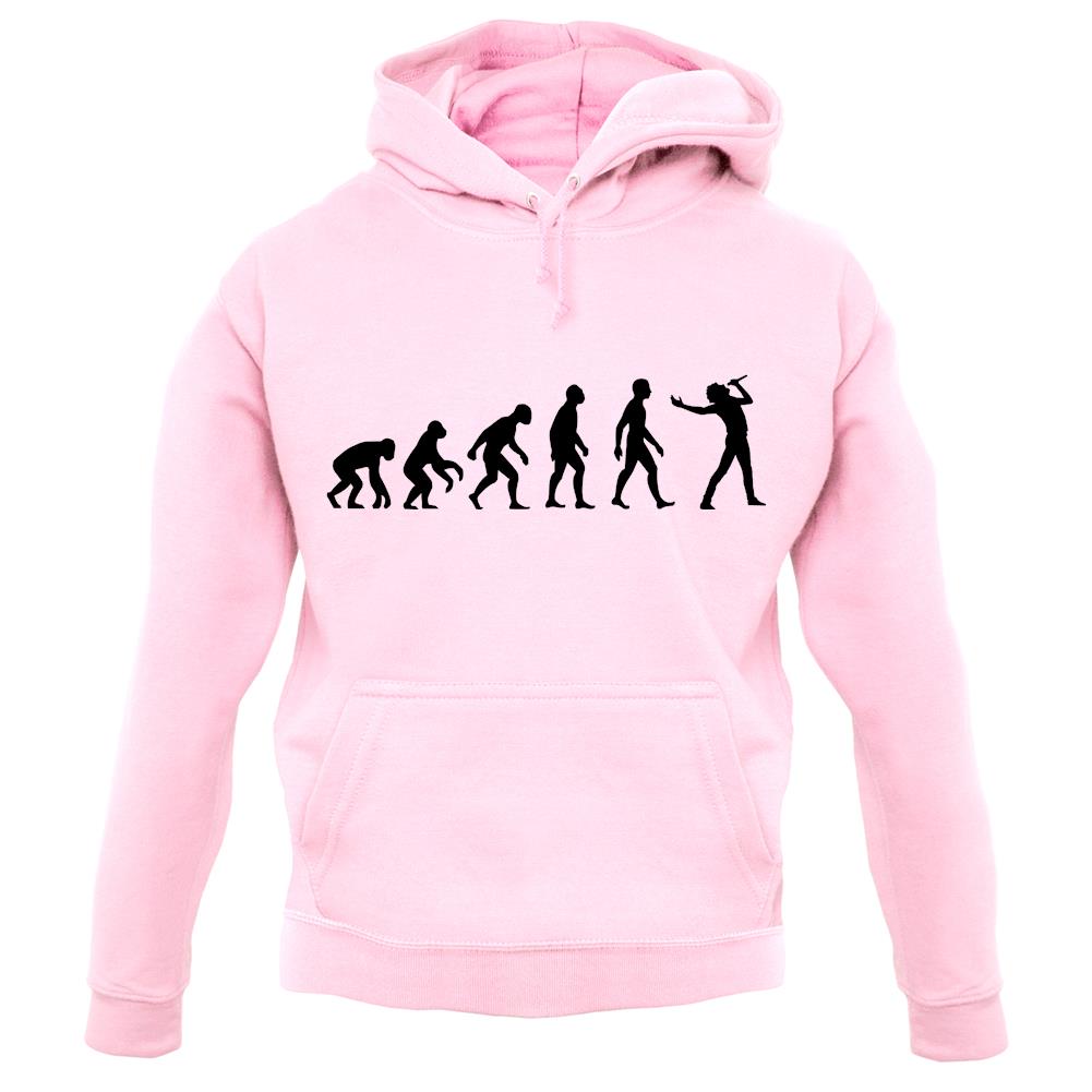 Evolution of man Singer / Singing unisex hoodie Evolution of man Singer / Singing unisex hoodie