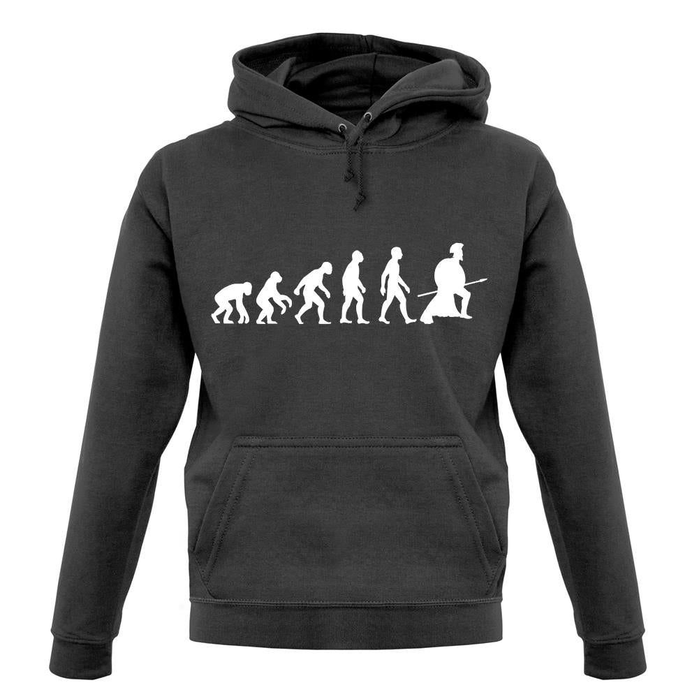 Evolution Of Man Spartan unisex hoodie Evolution Of Man Spartan unisex hoodie