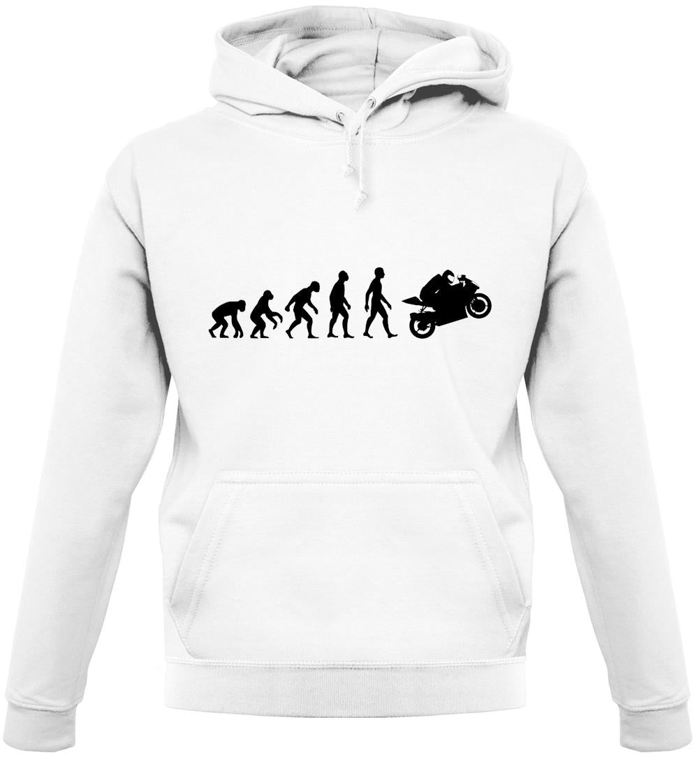 Evolution of Man Superbike Unisex Hoodie Evolution of Man Superbike Unisex Hoodie