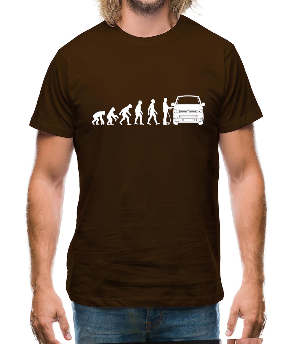 Evolution Of Man T5 Campervan Mens T-Shirt Evolution Of Man T5 Campervan Mens T-Shirt