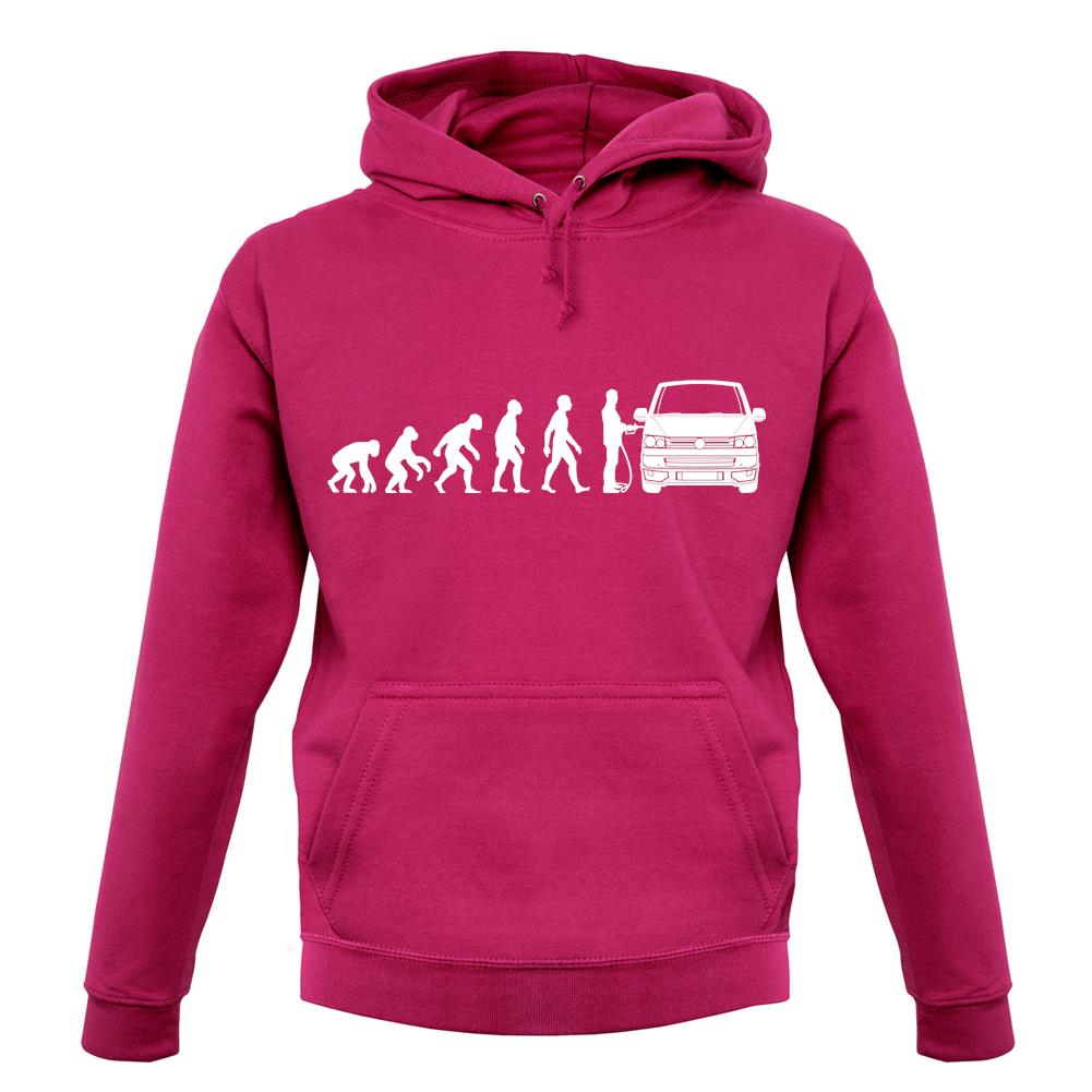 Evolution Of Man T5 Campervan unisex hoodie Evolution Of Man T5 Campervan unisex hoodie
