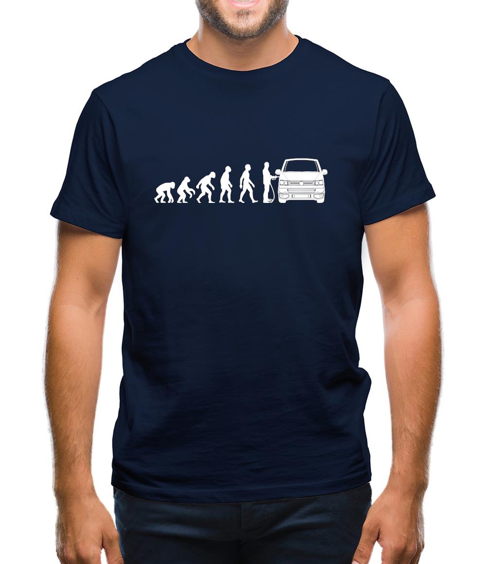 Evolution Of Man T5 Campervan Mens T-Shirt Evolution Of Man T5 Campervan Mens T-Shirt
