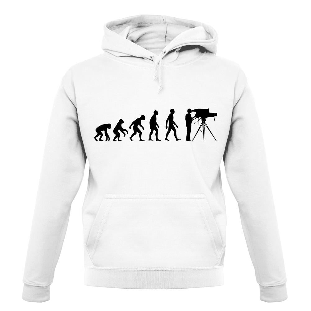 Evolution Of Man Cameraman unisex hoodie Evolution Of Man Cameraman unisex hoodie