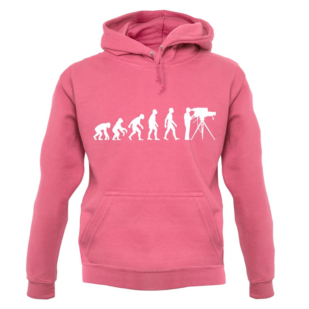 Evolution Of Man Cameraman unisex hoodie Evolution Of Man Cameraman unisex hoodie