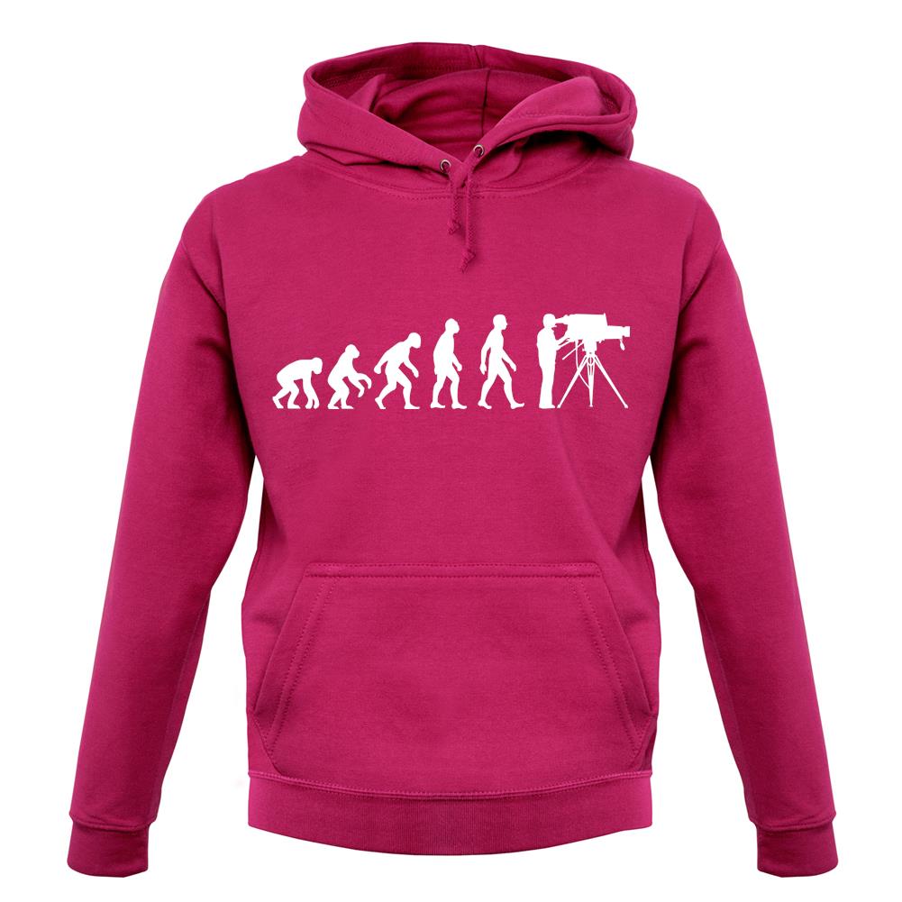 Evolution Of Man Cameraman unisex hoodie Evolution Of Man Cameraman unisex hoodie