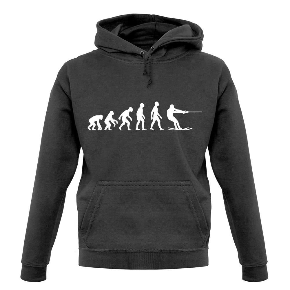 Evolution Of Man Waterski unisex hoodie Evolution Of Man Waterski unisex hoodie