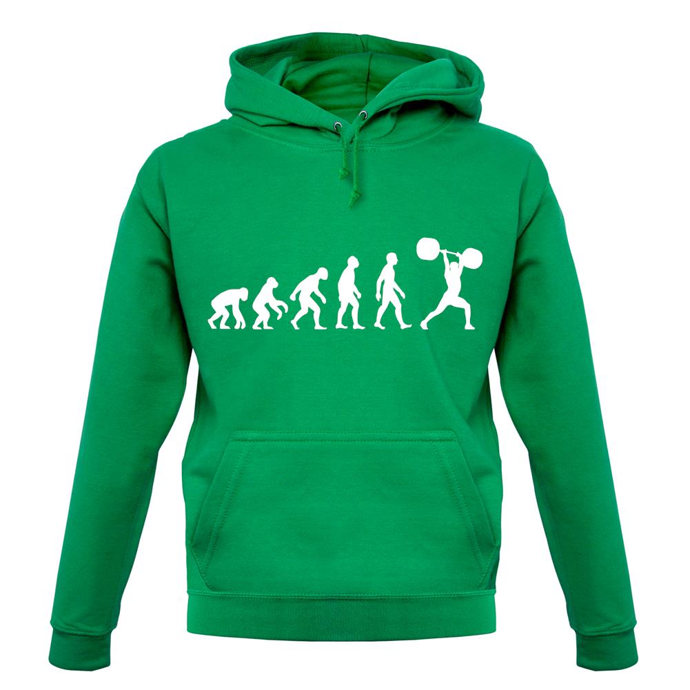 Evolution Of Man Weight Lifting / Gym unisex hoodie Evolution Of Man Weight Lifting / Gym unisex hoodie